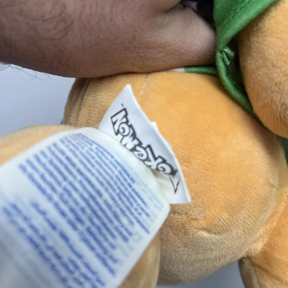 Build a Bear Pokemon Teddiursa 16" Plush W/ Green Hoodie Outfit Teddy - Picture 9 of 10